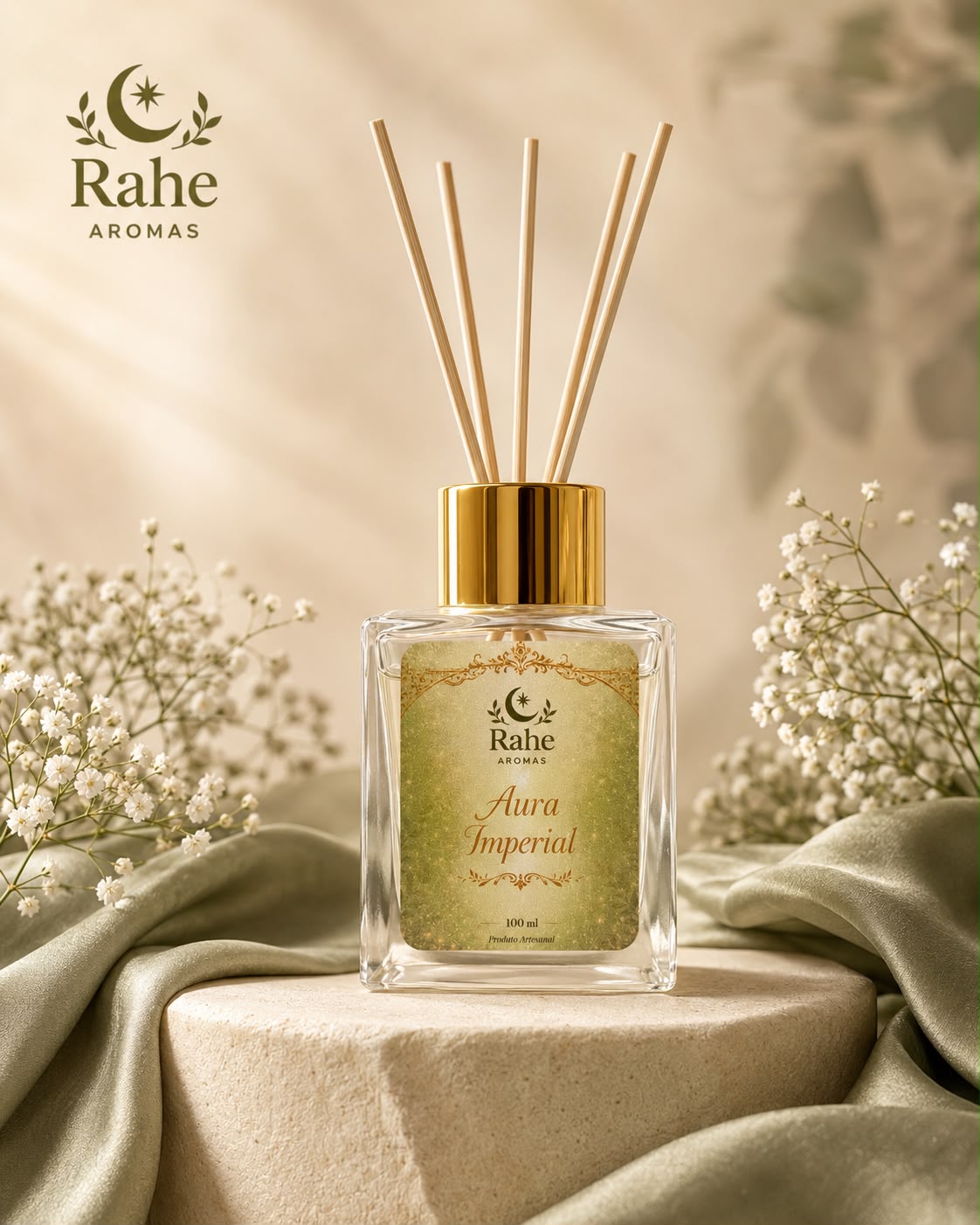 Difusor Aura Imperial 100 ml da Rahe Aromas